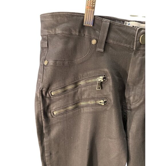 Paige Denim Jeans Womens Size 30 Jane Zip Skinny Evie Gray  Pre-Owned Good Con - Picture 3 of 10